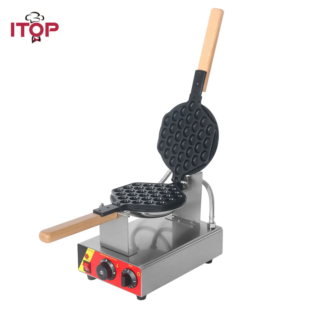 

ITOP Commercial Electric Egg Cake Machine egg bubble waffle maker Eggettes puff cake Oven iron maker 110V/220V