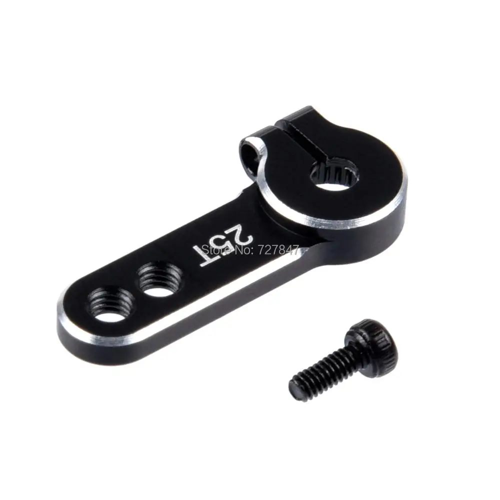 Aluminum Alloy 25T Steering Servo Arm Horn Black/Red/Blue Color for RC Car Crawler Large Torque Digital Coreless Servo parts