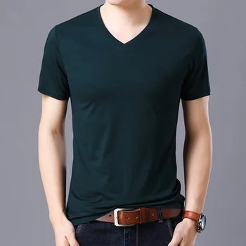 

Men's casual short-sleeved t-shirt wild clothes tide 5978
