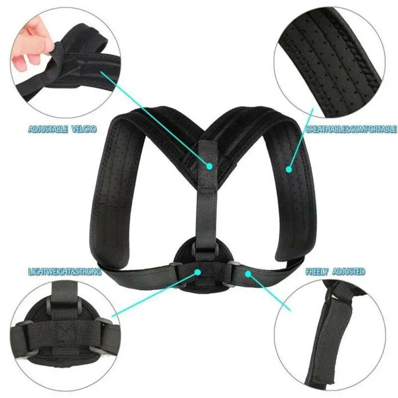 Adjustable Support Belt Posture Corrector Clavicle Spine Women Men Back Shoulder Lumbar Brace BodyWellness Back Straight Correct