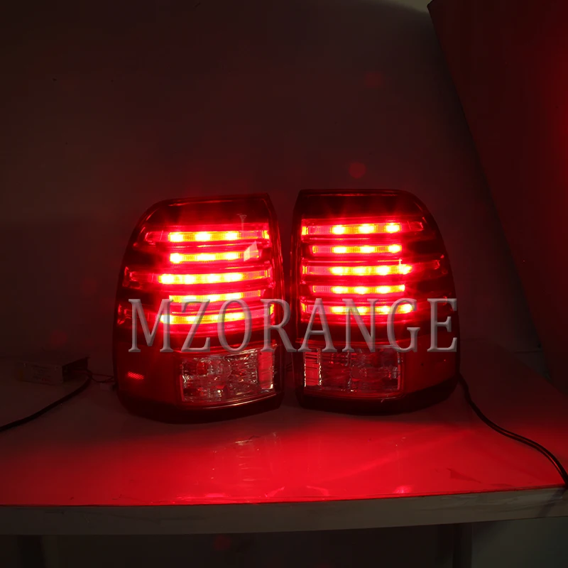 MZORANGE 1 Set Car Tail Light For Lexus LX470 1998-2003 LED Rear Brake Light Rear Bumper Lamp Stop Lamp