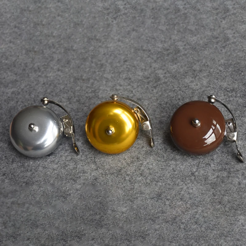 Retro Bike Bell British Aluminum Alloy Lid Vintage Bicycle Crisp Ringtones Easy To Install Durable