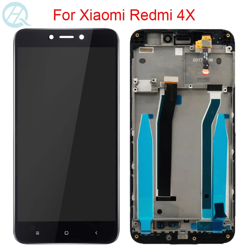Сенсорный ЖК экран с рамкой для Xiaomi Redmi 4X 5 дюймов|Экраны мобильных телефонов| |