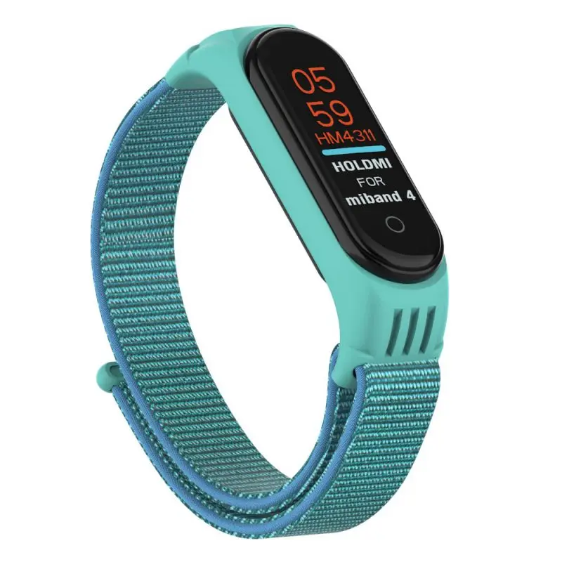Нейлоновый ремешок для Xiaomi mi 4 3 сменный Браслет mi band 4 band 3 спортивный браслет дышащий браслет для Xio mi band 3 4