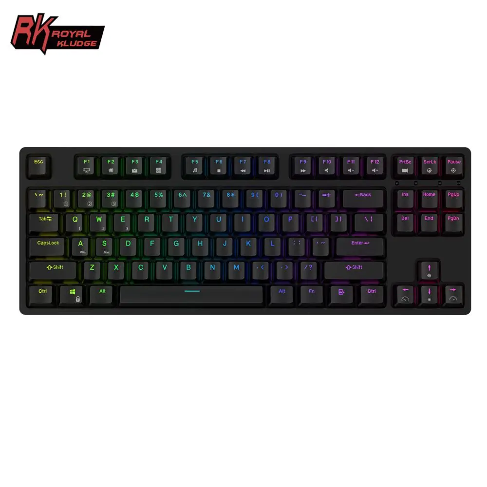 Беспроводная игровая механическая клавиатура с поддержкой Bluetooth 2 4 ГГц |