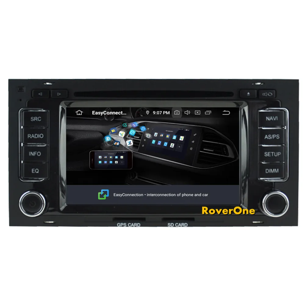 Sale RoverOne Car Multimedia Player For Volkswagen Touareg T5 Multivan Android 9.0 Octa Core Radio DVD GPS Navigation Stereo Media 10