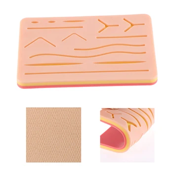 

Medical Skin Suture Training skin model Anti-Dermal Silicone Double-Eyelid Catgut Embedding Training Module Exercise Tool