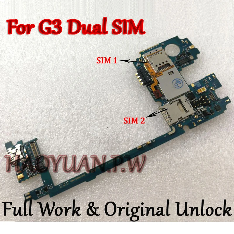 32gb Full Work Original Unlocked Mainboard For Lg G3 D857
