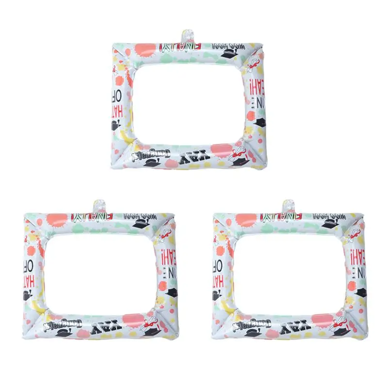 

Graduation Photo Frame Creative Chic Funny Inflatable Photo Booth Prop Party Balloons Frame Balloons for Students School Teacher