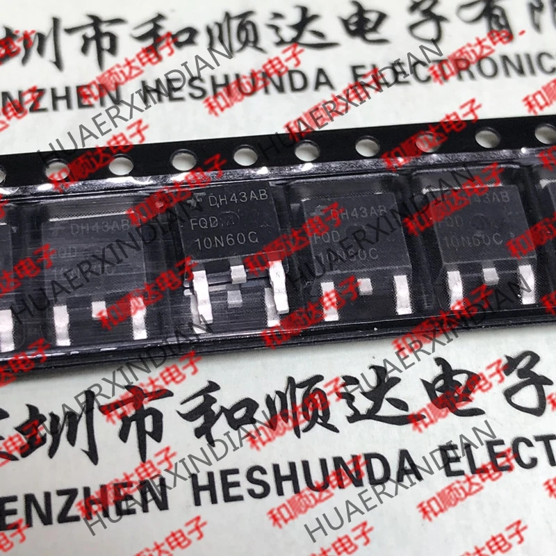 10 шт./лот и FQD10N60C-252 600V 10A на
