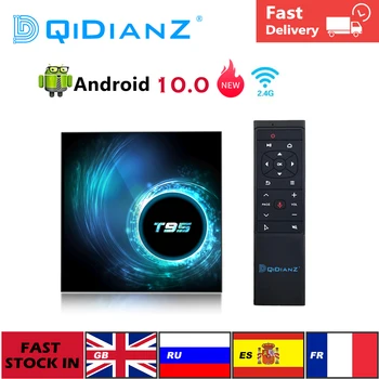 

NEW Android 10.0 T95 Smart TV Box 6K H616 Quad Core Media player Play Store Free App Fast Set top BOX PK X96Air HK1MAX H96