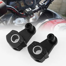 2 шт. Универсальный 2-дюймовый Поворотный руль мотоцикла Riser для 22 мм или 28 мм баров зажим для Suzuki BMW аксессуары для мотоциклов