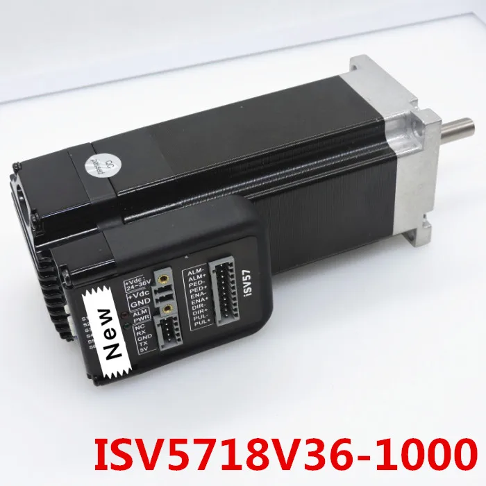 ISV5718V36-1000 Integrated servo motor 180W 36VDC NEMA23 Servo Motor 3000 RPM Speed CNC encoder 1000 line | Электроника
