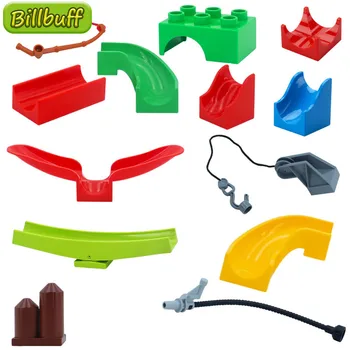 

1Pcs Big Size DIY Building Blocks Arch Slope Dinosaurs Figures Accessories Compatible Brand Duploingly Brick Toys Children Gift