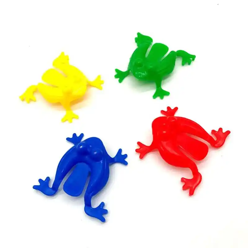 jumping frog toy plastic