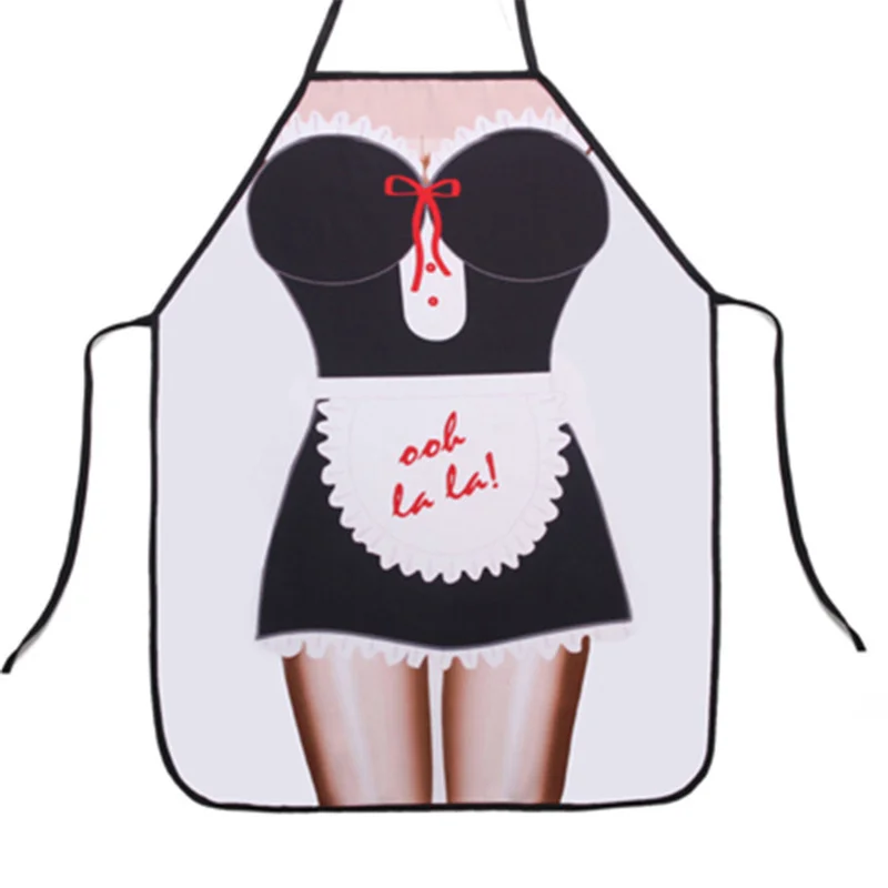 3D Creative Funny Kitchen Apron Men Women Sexy Aprons Party Cooking Chef Apron Bibs Pinafore Avental Uniform Home Accessories