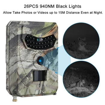 

12MP Waterproof Hunting Trail Camera 1080P Infrared Night Vision Wildlife infrared Hunting Trail Cameras hunt scout