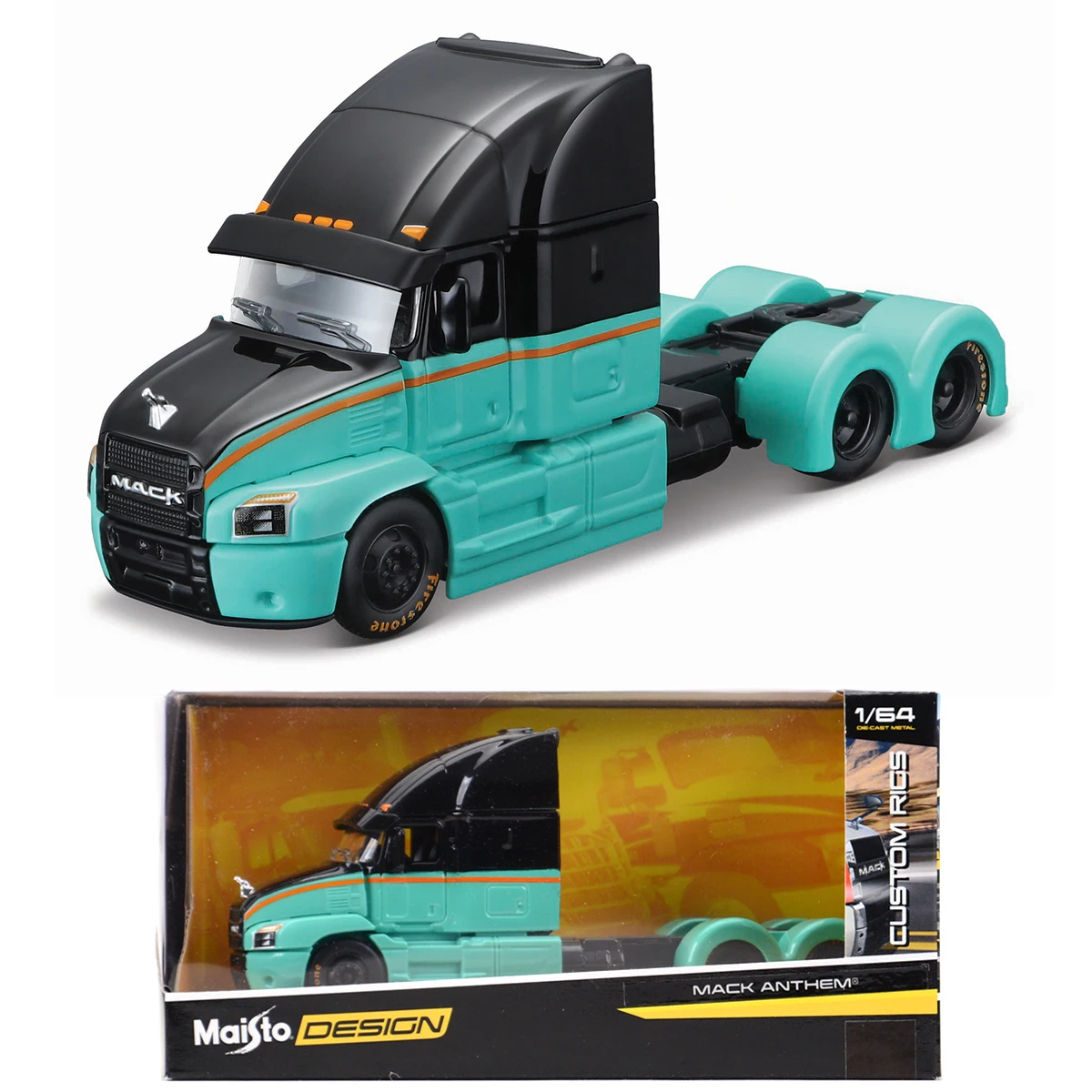Maisto1:64 Big Rig Vehicle Set Series Die Cast Collectible Hobbies Model Toys 5
