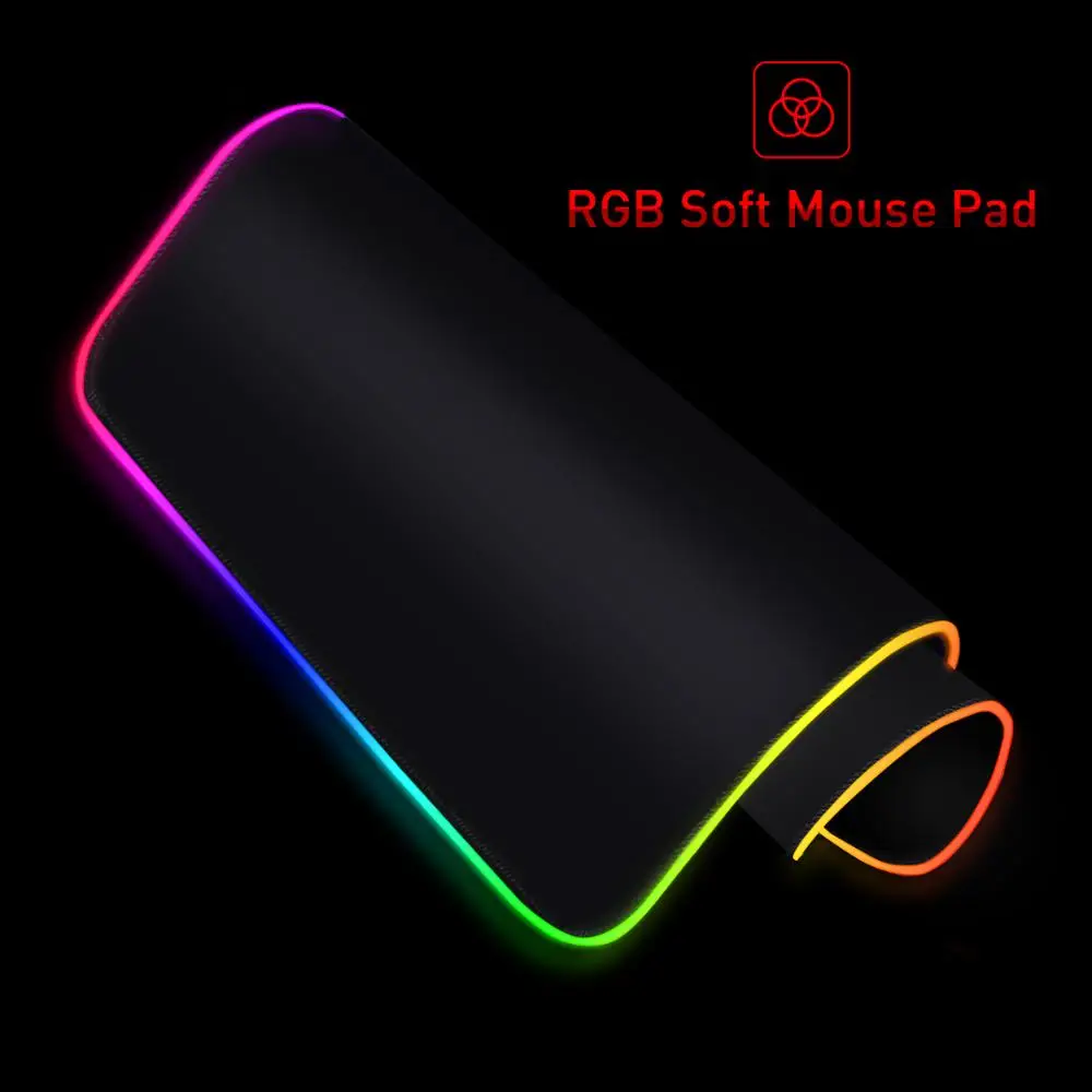  HAVIT Led Lighting Gaming Mouse Pad RGB USB LED Extended Illuminated Keyboard Non-slip Blanket Mat 