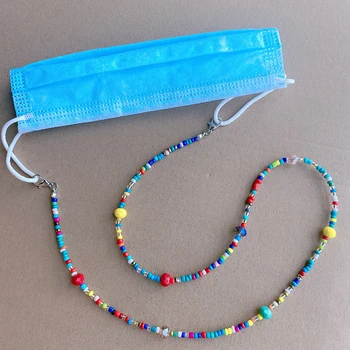 

Acrylic Beads Mask Chain Boho Chain For Mask Women Chains For Mask Necklace Boho Jewelry Colorful Fashion Collares 2020 Neckl