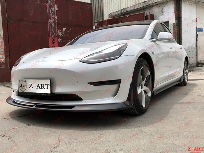 Z-ART комплект для тела из углеродного волокна для Tesla модель 3 углеродное волокно aerokit для Tesla модель 3 комплект для модификации кузова из углеродного волокна