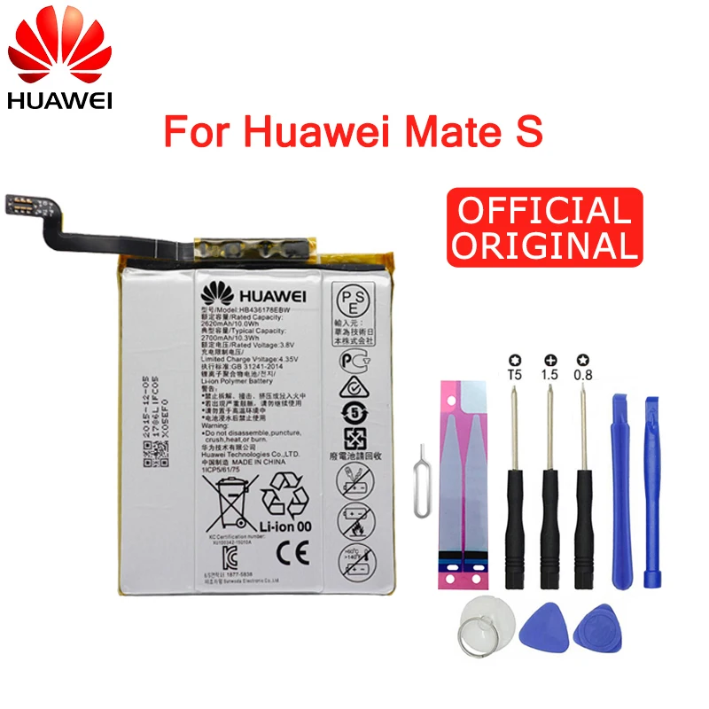 Hua Wei аккумулятор для телефона HB436178EBW для huawei mate S CRR-CL00 UL00 2700 мАч сменные батареи Бесплатные инструменты