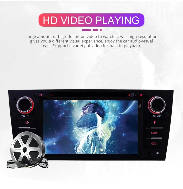 Discount Besina 1 Din Android 9.0 Car DVD Player For BMW E90 E91 E92 E93 3 Series 4G+64G GPS Navigation Wifi Radio Multimedia Steer Wheel 4
