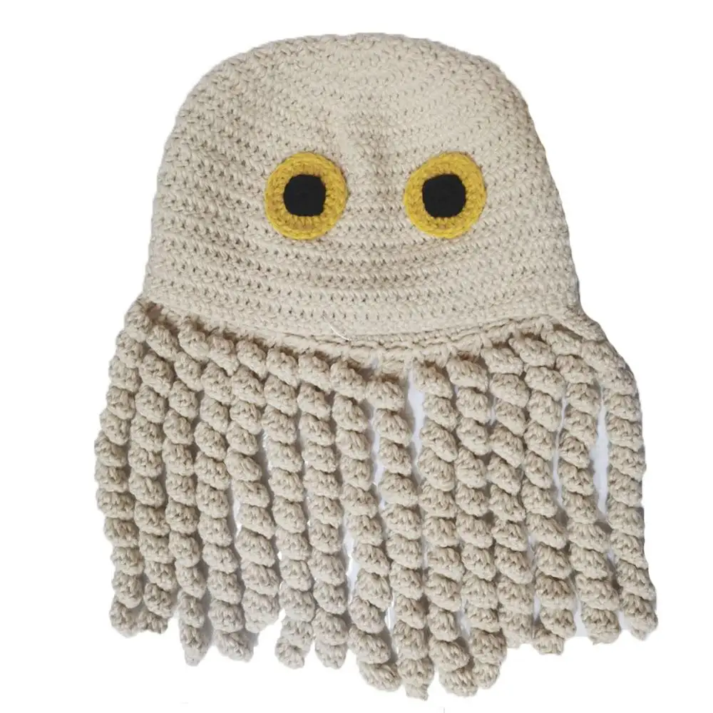 

BomHCS Funny Octopus Eyes Hats Tentacle Cthulhu Knit Cap Wind Ski Beanie
