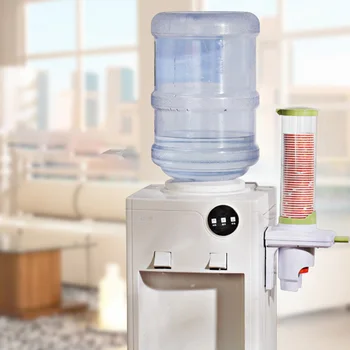 

Multi-Functional Anti Dust Paper Cup Dispenser Plastic Holder Water Dispenser Disposable Cups Rack Holder