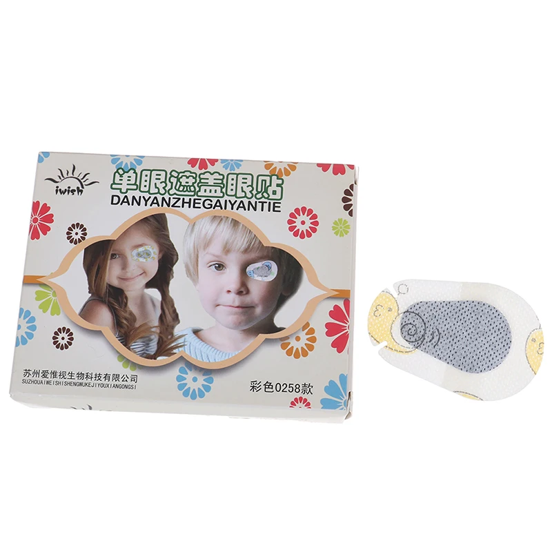 as picture 20 шт. Мультяшные патчи для глаз Amblyopia, цветные детские патчи для Amblyopia, ортопедическая коррекция век, окклюзия, медицинская повязка на глаза - Цвет: as picture