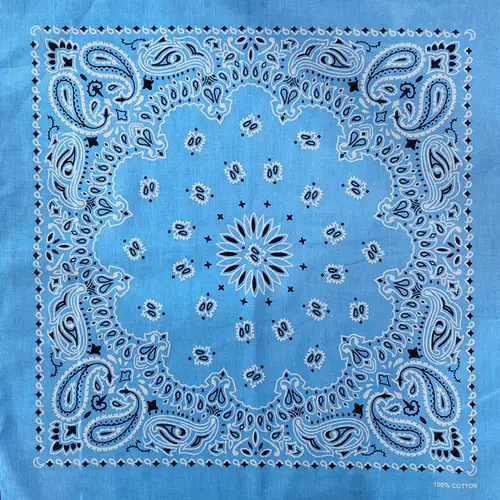 New Fashion Hip Hop 100% Cotton Bandana Square Scarf 55cm*55cm Black Red Paisley Headband Printed For Women/Men/Boys/Girls - Image 64