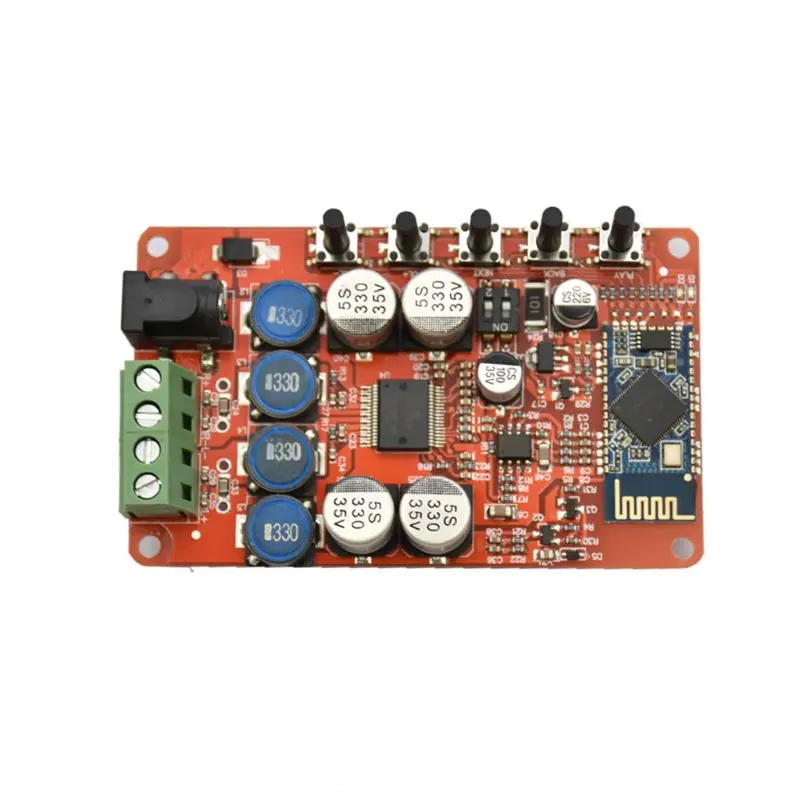 TDA7492P AUX 50Wx2 Bluetooth 4,0 приемник Цифровой усилитель доска акриловый чехол E65A