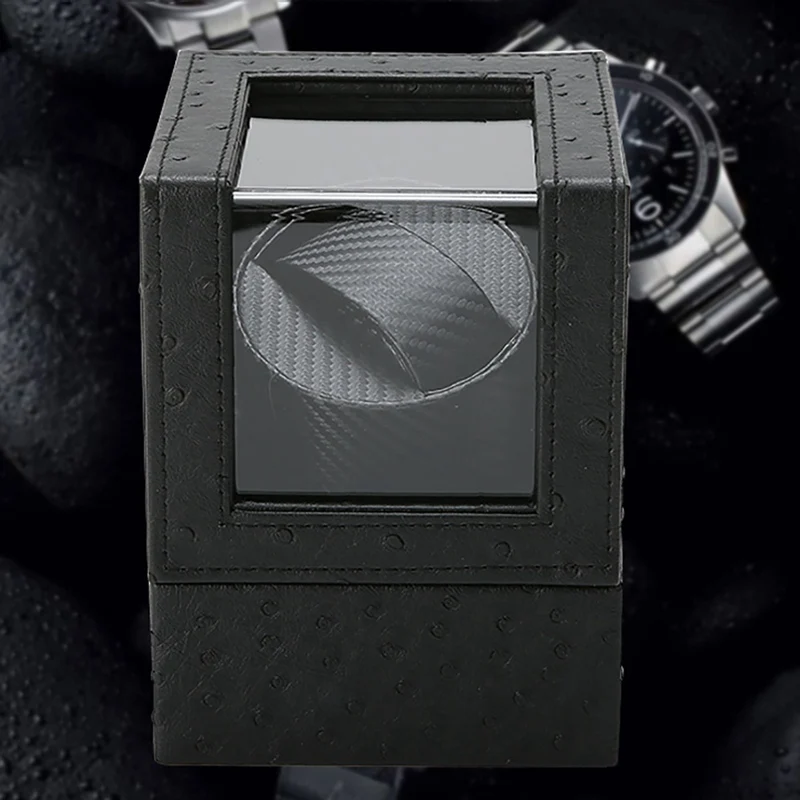 Wholesale 1 Slot Grid Watch Winder Box For Watches Wooden Automatic Mechanical Watches Holder Storage Organizer Container