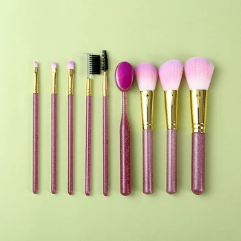 

New 9pcs Purple Unicorn Makeup Brush Set High Quality Foundation Blending Power Eyeshadow Brush Cosmetic Beauty Make Up Tool