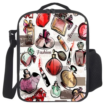 

Cosmetic Perfume Lipstick Moisturizer Portable Thermal Picnic Shoulder Lunch Bag for Women Office Cooler Box Handbag Pouch