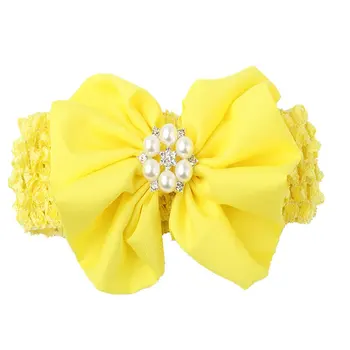 

New Fashion Baby Girl Bling Bling Shining Big Bow Headbands Hair Bands For Newborn Kids Children Sequins Bow Hair Accessories