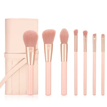 

7PCS Makeup Brushes Set Eye Shadow Foundation Powder Eyeliner Eyelash Lip Make Up Brushes Cosmetic Beauty Tool Kit