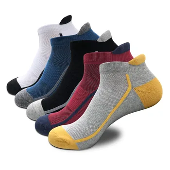 

Quality Stretchy Shaping Short Socks Durable Non-slip Male Socks Suit For All Season Male Sport Socks EU 39-44 Meias