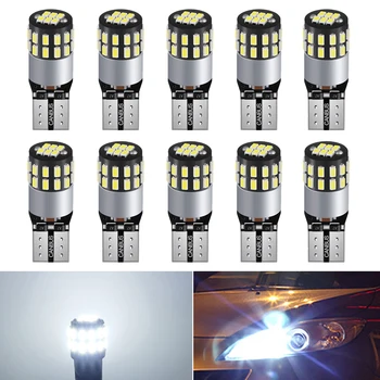 

10x T10 Led Car Interior Bulb Canbus Error Free White Auto 12V Car Styling Side Wedge Light Parking Lamp For Chevrolet Orlando