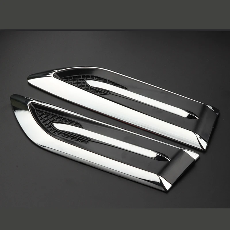 

ABS Chrome trim cover Light Side Emblem Badge decoration trim Sticker for Hyundai Chevrolet Opel