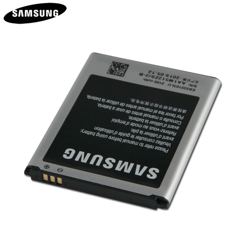 Оригинальная сменная батарея EB535163LU для samsung I9082 Galaxy Grand DUOS I9080 I879 I9118 i9060 натуральная батарея 2100 мАч