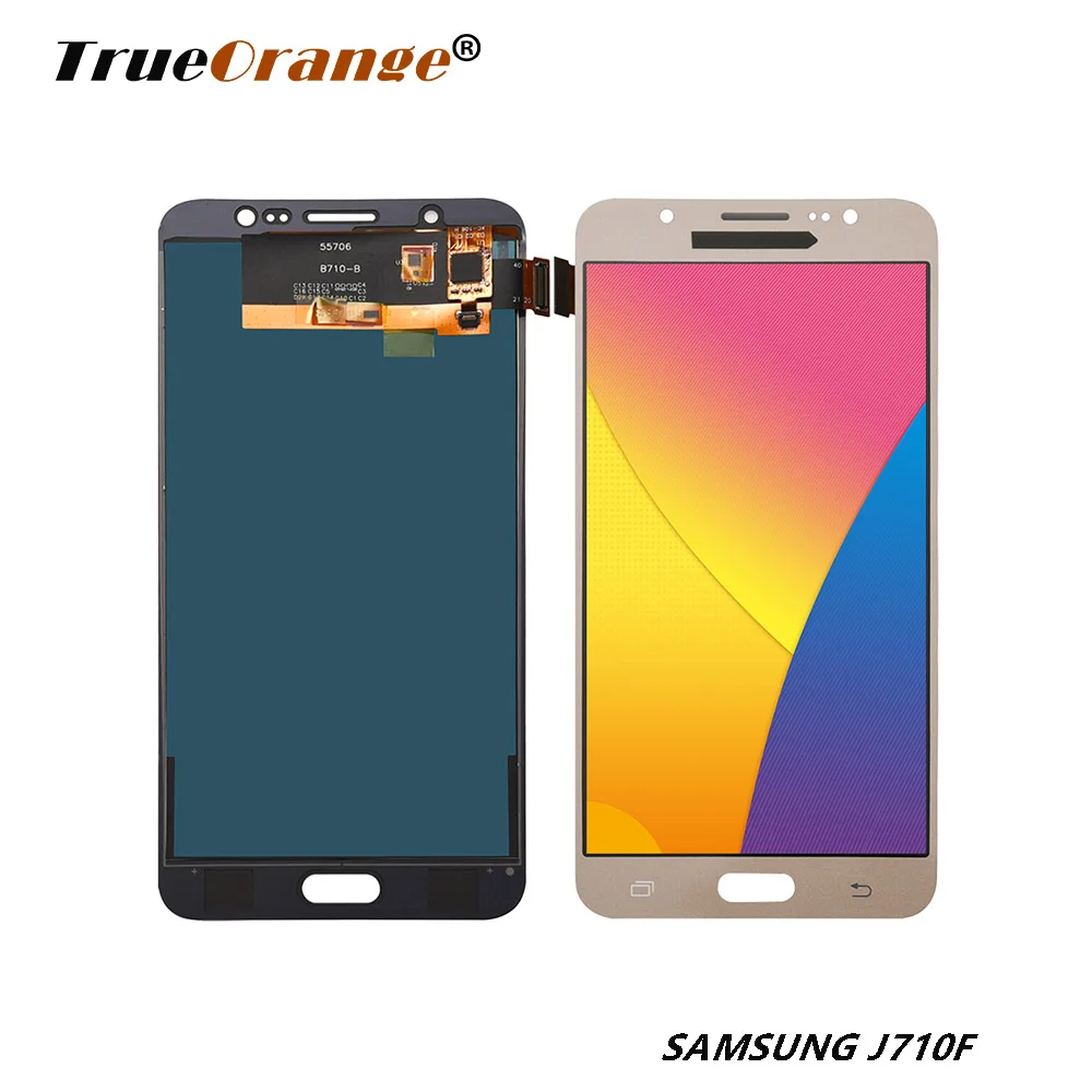 

For samsung J7 2016 J710F LCD J710F J710M J710H J710FFN Touch Screen Digitizer Assembly with Frame Repacement Mobile Accessories