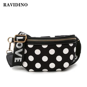 

Dots Crossbody Bag Waist Bags For Women 2019 Fashion Nylon Fanny Handy Belt Bag Female Travel Girl Cute Chest Bags
