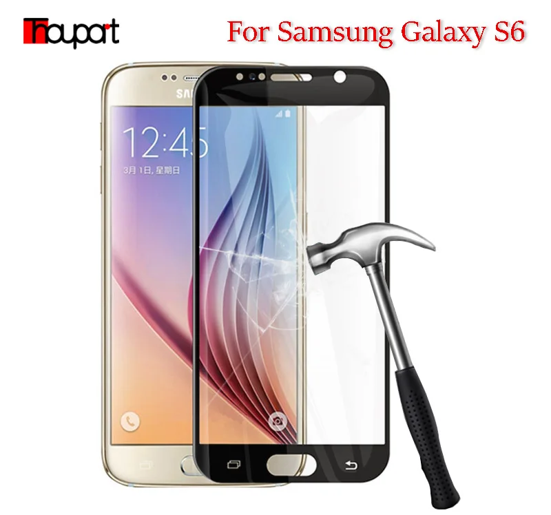 Vidrio Templado Thouport para Samsung Galaxy S6 G920F Protector pantalla de completo para Samsung SM G920 S6 película protectora vidrio duro|Protectores de pantalla de teléfono| - AliExpress