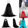 Women Wedding Party Skirt Elegant Tulle Tutu Long Skirt Wedding Party Prom Bandage Mesh Maxi Skirt Solid High Waist Skirts 1