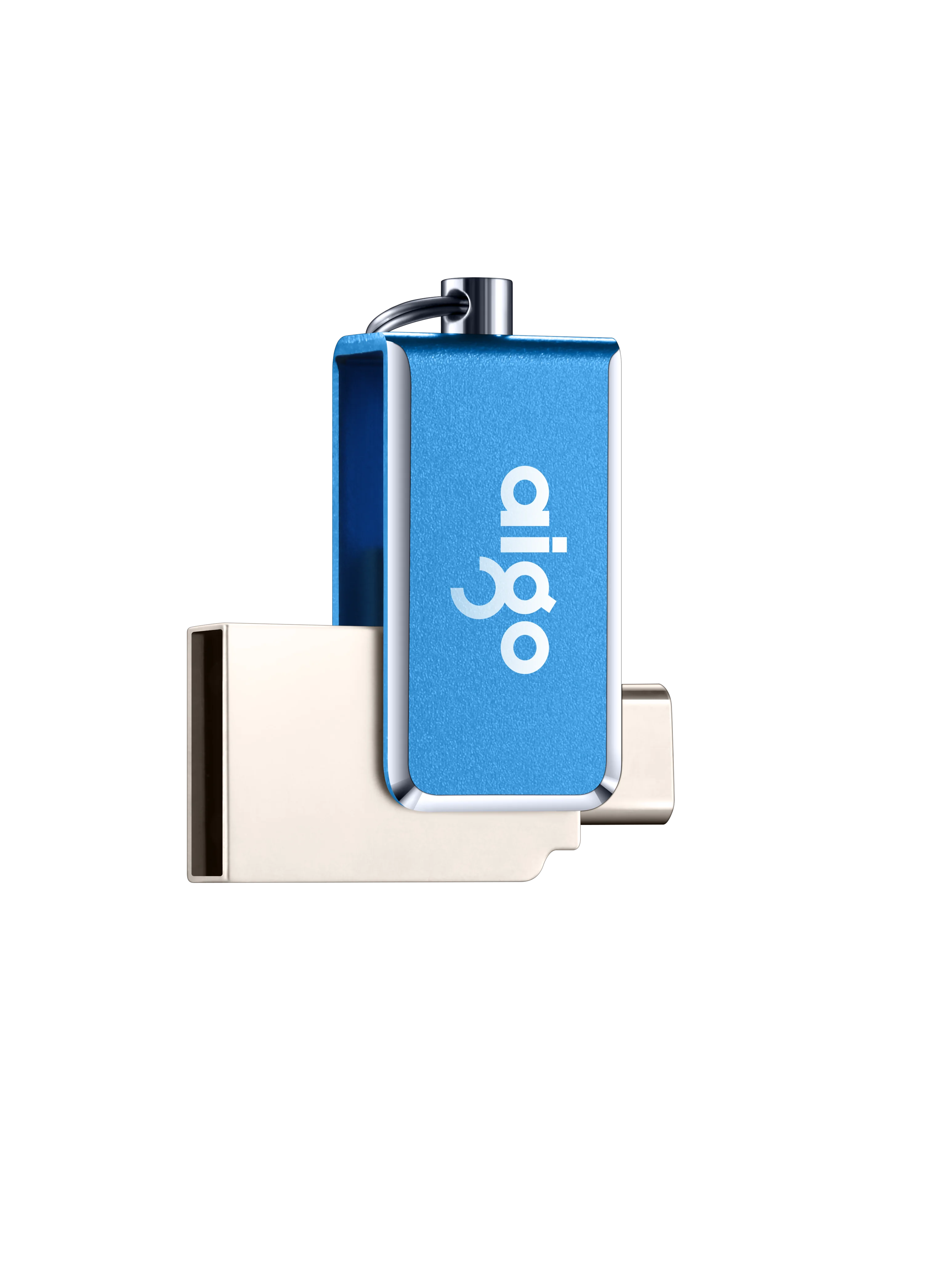 Aigo usb 3 1 высокоскоростной двойной интерфейс Тип C Флешка 64G вращающийся на 360 ° мини