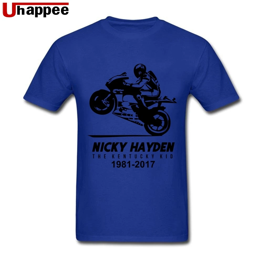 80s Стиль панк Rock1981 Ники Хэйден 69 топы, футболки Men'sItalia бренд короткий рукав подростков футболка для высоких мужчин - Цвет: Синий