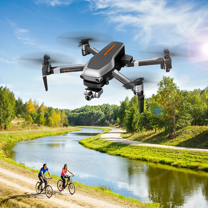 Квадрокоптер L109 PRO GPS Wi Fi 800 м FPV 4K HD камера|Квадрокоптер с дистанционным