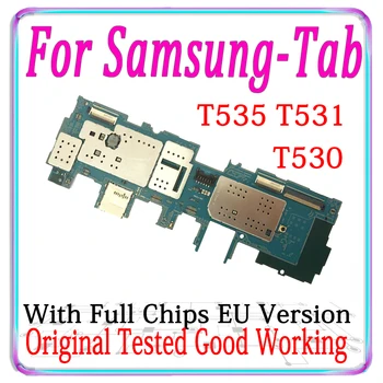 

100% Original Unlocked For Samsung Galaxy Tab T530 T535 T531 Motherboard good tested main Logic Board With Android System MB