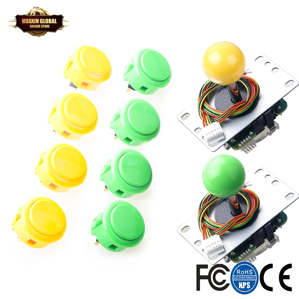 Sanwa JLF-TP-8YT джойстик + 8 шт OBSF-30 набор кнопок | Спорт и развлечения
